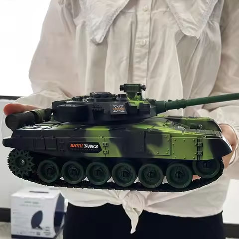 1/30 33Cm Rc Tank 2.4G 7Ch Remote Control Crawler Electric Military Battle Tank Toy for Kids Army Green War Tank Gift for Child https://tinyurl.com/258mjfke