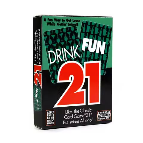 56pcs/deck Drink Fun 21 Card Game Hilarious Drinking Game Cards Like Classic Card Game 21 But More Alcohol Adults Christmas Gift https://tinyurl.com/28rhvv2j