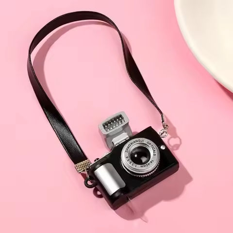 1Pc 1/6 1/8 1/12 Dollhouse Miniature Digital SLR Camera for labubu for upset duck Dolls House Decoration Accessory https://tinyurl.com/29mbr6sx
