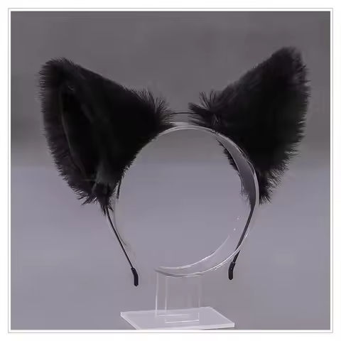 Lolita Animal Cat Fox Ear Hair Hoops Cosplay Girls Halloween Anime Headbands Headwear Hair Accessories https://tinyurl.com/22z962mc