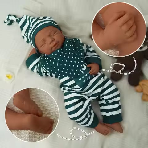 18.3-inch/3.3kg lifelike silicone reborn doll handmade Bebe newborn doll for girls and children’s birthday gifts https://tinyurl.com/25m6y3dl