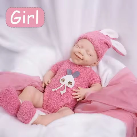 Sleep Angel 17.7 inches/2.7kg all silicone cute baby girl reincarnation doll natural sweet smile+closed eye design https://tinyurl.com/23ju2opw