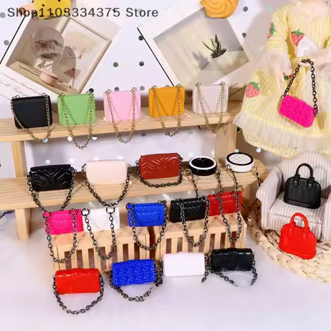 1:12 Dollhouse Miniature Shoulder Bag Handbag Crossbody Bags – Decorative Toy Accessories for Doll House Collectors https://tinyurl.com/295dtvgw