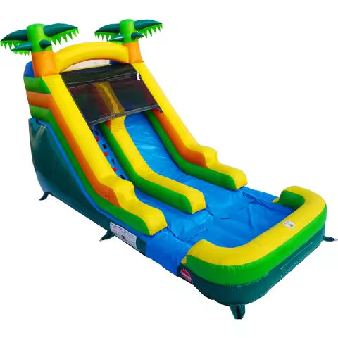 Inflatable Commercial Water Slide Bounce House for Kids or Adults,High Slide with Shallow Pool,Backyard,Outdoor 20′ x 9.4’x 13’ https://tinyurl.com/28y4ppnh