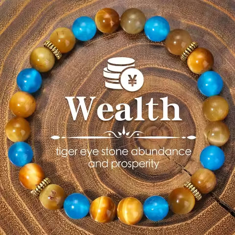 Natural Stone Bracelet For Women Men Attract Good Luck Money Protection Health Crystal Citrine Tiger’s Eye Bracelet Wholesale https://tinyurl.com/2xnu7lbb