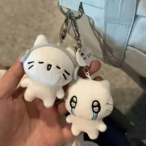 Miniso Keychain Pendant Kawaii Chiikawa Hachiware Children Pupil Cartoon Anime Plush School Bag Action Figure Key Ring Jewelry https://tinyurl.com/227eghye