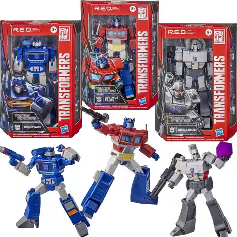 Transformers R.E.D. Robot Enhanced Design G1 Optimus Prime Megatron Soundwave Action Figure Toy Collection Hobby Gift https://tinyurl.com/23engcdm