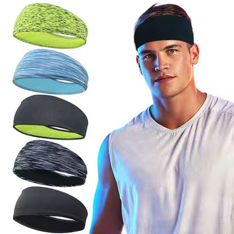 Sweatband for Men Women Elastic Sport Hairbands Head Band Yoga Headbands Headwear Headwrap Sport Workout Hair Accessories https://tinyurl.com/25q2e5pq