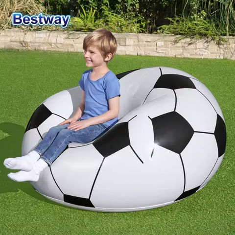 Bestway 75010 1PC Soccer Chair, Inflatable Soccer Chair, Inflatable Sofa Chair, Leisure Sofa, Inflatable Chair https://tinyurl.com/2ckb2vsv
