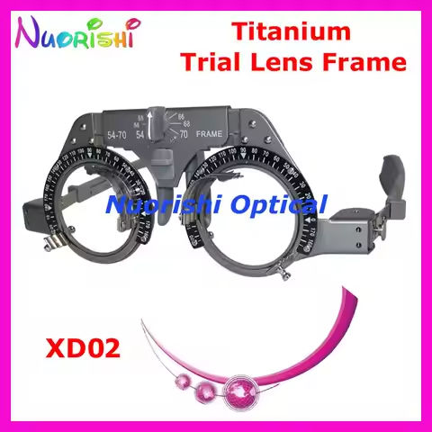 XD02 Titanium Optical Optometry Ophthalmic Trial Lens Frame Light Weight https://tinyurl.com/2clbpnzp