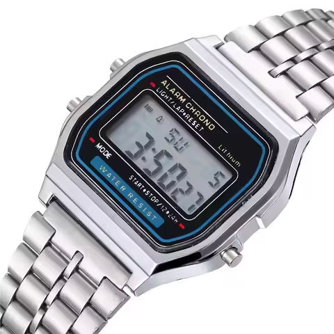 Luxury LED Digital Watch for Men Stainless Steel Men’s Electronic Wristwatch Simple Business Gold Sliver Mens Watch Reloj Hombre https://tinyurl.com/28y4yuud