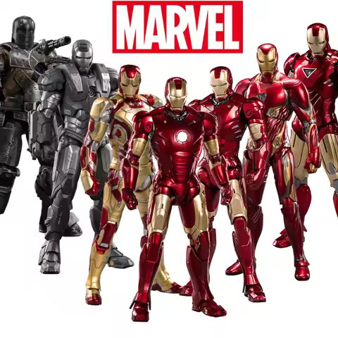 ZD Toys Iron Man Series Joint Movable MK1 MK2 MK3 MK4 MK5 MK6 MK7 MK42 MK43 MK50 Movie Action Figure 7 Inches Mark Dolls https://tinyurl.com/29ofz6dz