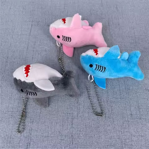 NEW 3Colors , Size 8CM Stuffed Plush Shark Ocean Animal Plush Toy Doll , With Keychain Gift https://tinyurl.com/28jbsdxo