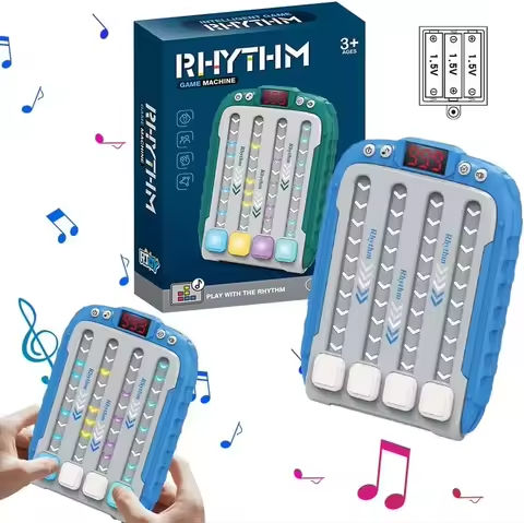 Electronic Music Rhythm Game Machine Fast Press Quick Push Game Console Fidget Toys Handheld Puzzle Game Sensory Toys https://tinyurl.com/24tow6jl