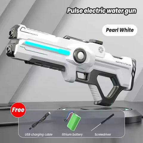 2025 New Summer Fully Automatic Electric Water Gun Toys, Beach Shooting Electric Water Gun Battle Children’s Adult Gifts https://tinyurl.com/2cbrsdvd