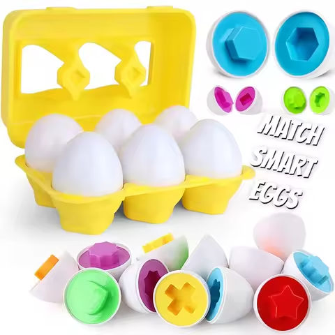 Montessori Eggs Screws 3D Puzzle Early Education Math Toys Kids Shape Match Smart Game For Kids Educational Easter Gifts https://tinyurl.com/264nuc3p