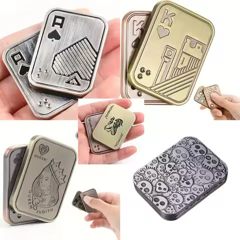 1pc Metal Fidget Toys – Metal Poker Push Card Fidget Slider Stress Relief Toy,Fidget Toy Haptic Coin,Office Desk Toys Gifts https://tinyurl.com/29nboxco