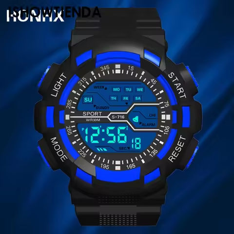 Multifunction Men’s Sports Watch Led Digital Watch Big Dial  Luminous Men Sport Watch Luminous Electronic Watch https://tinyurl.com/2af5ttla