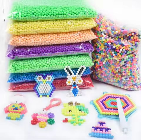 Refill Pack 300Pcs/bag 36 Colors 5mm Water Beads Spray Aqua Magic Beads Educational 3D Puzzles Accessories for Children Toys https://tinyurl.com/2495b56v