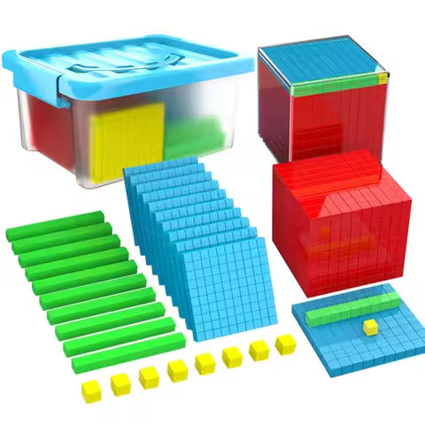 Children Decimal Math Cube Demonstrator Learning Toys Parish 3D Digital Math Cube Model Teaching Aids Logical Thinking Training https://tinyurl.com/2yds68gv