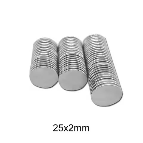 5/10/20/30/50/60pcs 25×2 Round Powerful Magnetic 25mmx2mm Sheet Neodymium Magnet 25x2mm Permanent NdFeB Strong Magnets 25*2 https://tinyurl.com/2b5sxwtu