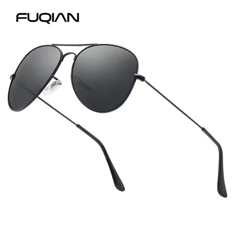 Classic Pilot Men Sunglasses Polarized Vintage Metal Ray Sun Glasses Women Mirror Colors Driving Male Shades UV400 https://tinyurl.com/2as62xg9