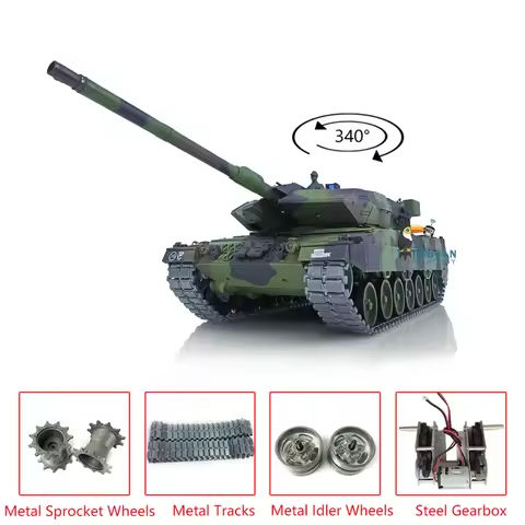 Henglong 1/16 Scale 7.0 Upgraded Metal German Leopard2A6 RTR RC Tank 3889 Premium Quality Collector’s Favorite TH17579-SMT7 https://tinyurl.com/2829dw52