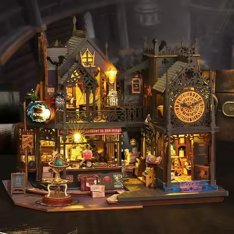 2014 New DIY Big Doll House Wooden Case Miniature Furniture Dollhouse Toys for Children Birthday Gifts https://tinyurl.com/2dz277ny