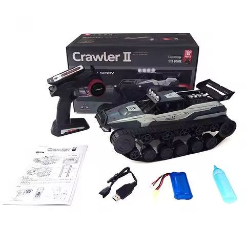 Sg-1204 New Alloy Tank Spray Tank Crawler Ev2 Drift Tank Charging Remote Control Toy 360 ° Rotation Gifts For Children https://tinyurl.com/263ozacu