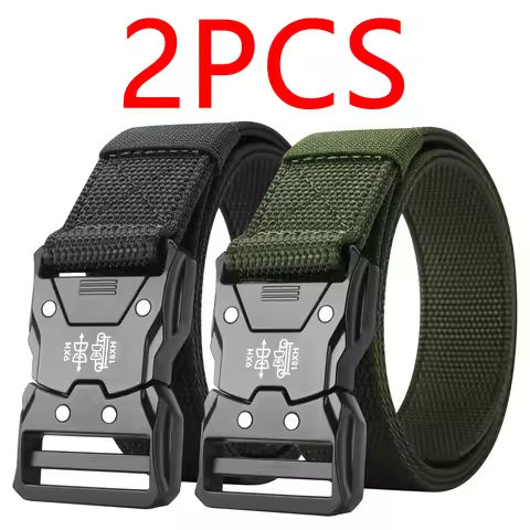 2PC Tactical Waist Belt – Durable Automatic Buckle, Perfect for Outdoor Adventures, Unisex Accessories for Men and Women https://tinyurl.com/2925wpff