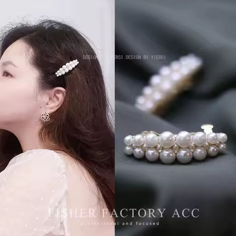 2025 Korea Elegant Pearl Hairpins Women Girls Gifts Hair Clips Pins Barrettes Accessories Hairgrips Headdress Headwear Ornament https://tinyurl.com/25ata926