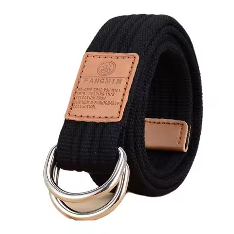 Canvas Belt for Men and Women In 20 Colors Casual Business Jeans Double Ring Buckle Belts Outdoor Woven Cinturon 105cm https://tinyurl.com/27uo2k7d
