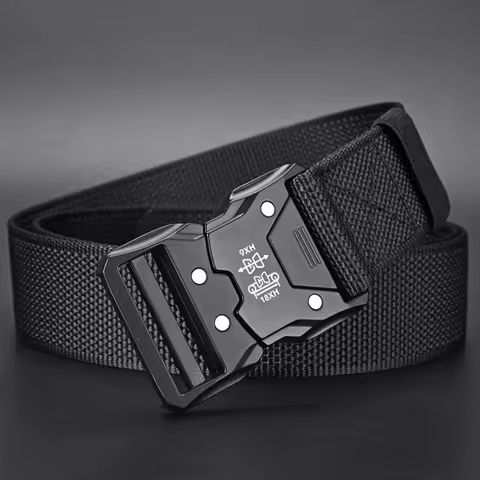 Men’s Tactical Nylon Belt Outdoor Military Training Canvas Belt Casual Sports Workwear Pants Belt https://tinyurl.com/26zzwl53