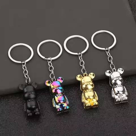 Bear metal car key jewelry, violent bear key chain, backpack mobile phone pendant https://tinyurl.com/2an29zva