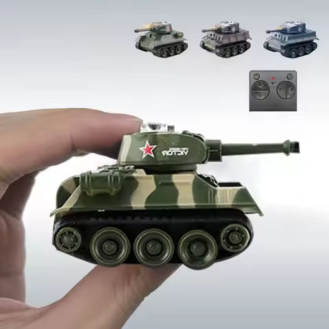 1:100 Scale Mini Tiger RC Tank Model ImitateRemote Radio Remote Control Tank Electronic Boys Toys for Children Kids Gifts https://tinyurl.com/2yt45yzd