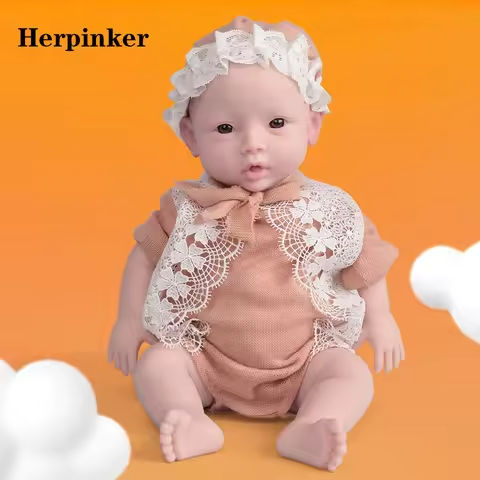 Herpinker 47cm 3KG Full Silicone Reborn Baby 18.5inch Baby Girl Boy Doll Toys Soft Silicone Realistic Toys Bebe Children Gift https://tinyurl.com/22khu7sv