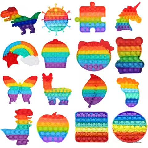 Sensory Toys Rainbow Dinosaur Fidget Toys Children Push Its Kawaii Autism Needs Squishy Stress Reliever Toys Aнтистресс https://tinyurl.com/292go6lp