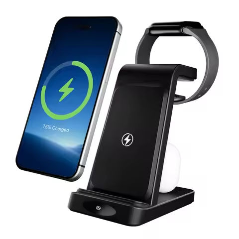 3-in-1 Wireless Charging Station 18W Travel Fast Charger Magnetic Wide Compatibility Foldable For iPhone Samsung Airpods iWatch https://tinyurl.com/23oeofwn