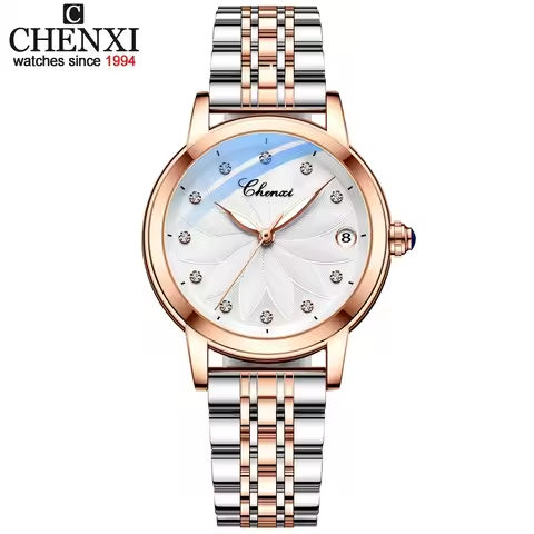 New CHENXI Women Automatic Mechanical Watch Top Brand Luxury Wrist Watch Waterproof Female Leather Business Clock Reloj de mujer https://tinyurl.com/2av9hdwn