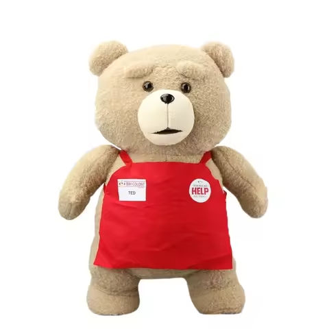 46cm TED Plush Movie Teddy Bear TED 2 Plush Doll Toys In Apron styles Soft Stuffed Animals Plush Toys Animal  for Kids Gift https://tinyurl.com/2dxyos7u