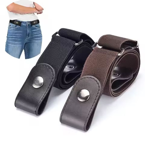 Buckle-Free Belt for Jean Pants,Dresses,Fashion No Buckle Stretch Elastic Waist Belt for Women/Men,No Bulge,No Hassle Waist Belt https://tinyurl.com/29rzl9bo