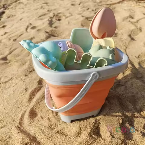 11-Piece Sand Toy Set Includes Foldable Sand Bucket Shovel and Sand Rake Toy Children’s Beach Sand Playing Tool Set for Toddlers https://tinyurl.com/2cr2aunv