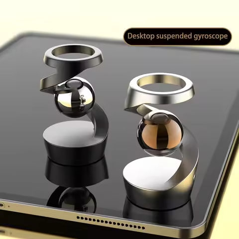 Adult Desktop Stress Relief Toy Aluminum Alloy Decompression Hypnosis Rotary Gyro Fingertip Kinetic levitating Spinner Gift https://tinyurl.com/22zpujub
