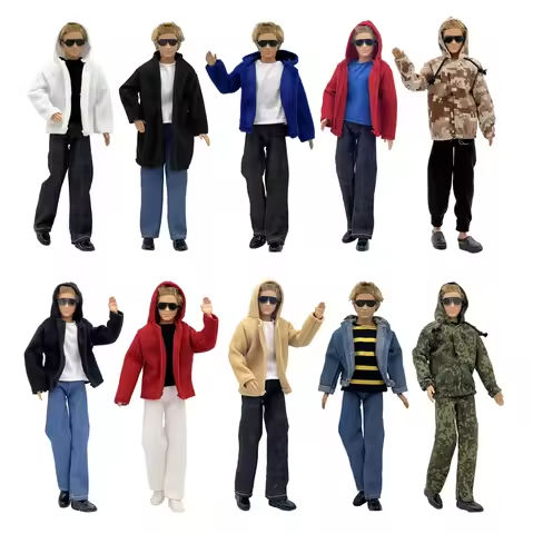 1 Set Ken Cloth Handmade Handsome Doll Accessories Casual Wear Suit for 30cm 12inch Ken Doll Kids Gift https://tinyurl.com/233r48yp
