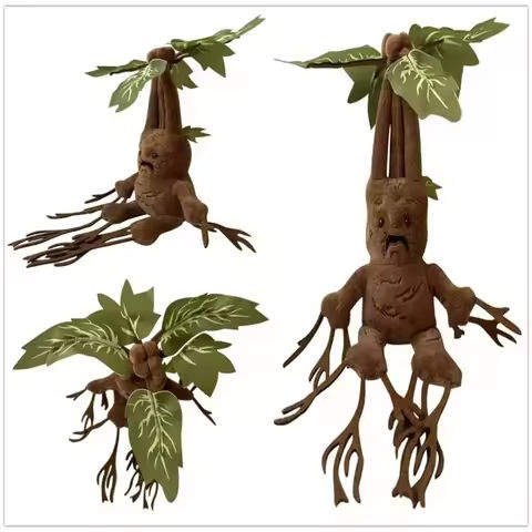 35cm Harries Mandrake Magic Plant Elf Potters Plush Doll Soft Pillow Ornaments Movie Peripherals Stuffed Toys Children Gifts https://tinyurl.com/24t6c695
