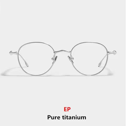 2025 New Optical Glasses Frame Men Women Korea EP Eyeglass Frames Titanium Eyewear Retro Prescription Myopia Round Eyeglasses https://tinyurl.com/22sg4bfr