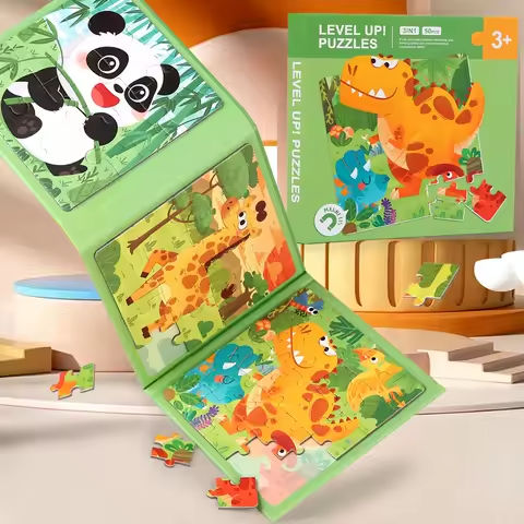 Magnetic Puzzles Games for Kids Busy Quiet Cartoon Animals Jigsaw Book Montessori Baby Educational Toys Children’s Early Gifts https://tinyurl.com/2ybmsdm6