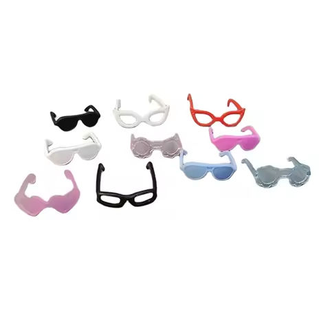 20pcs Dolls Accessories Mini Plastic Glasses For High Dolls For  Dolls House Kids Toy Party Glasses https://tinyurl.com/24guaxbw