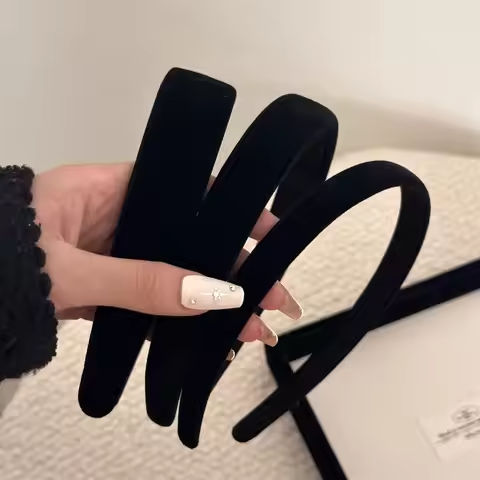 Headbands for women girl hair bands korean accessories hoop fascinators elegant Headdress vintage 2023 popular new in Gift black https://tinyurl.com/272druxo