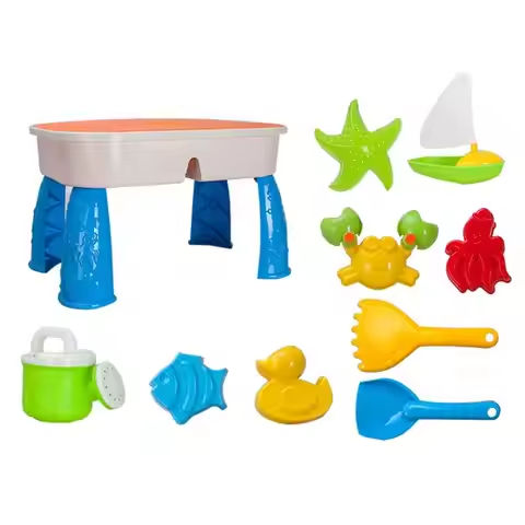 2025 Summer Outdoor Beach Sandpit Toys Sand Bucket Water Wheel Table Play Set Toys Children Baby Learning Birthday Education Toy https://tinyurl.com/28cch5hx